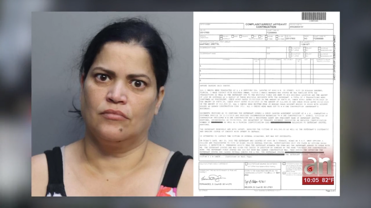 Arrestan A Una Cubana En Miami Acusada De Cobrar Cheques Falsos Por