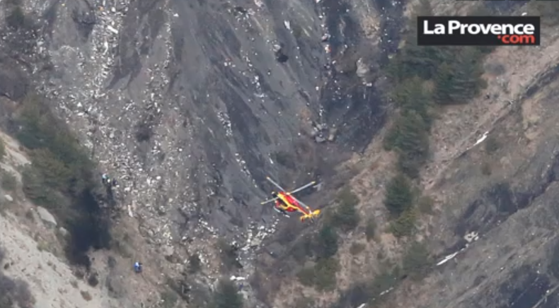 Germanwings avion restos