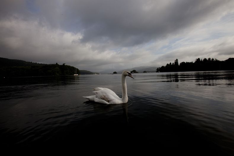 El lago Windermere en el Lake District del norte de Inglaterra, el 28 de junio del 2010. (Foto AP/Harry Hamburg)