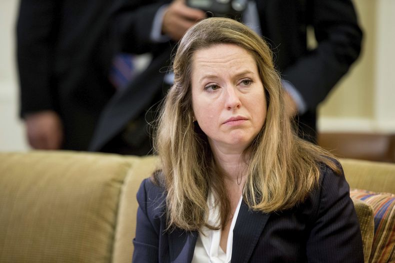 La entonces subasesora de seguridad nacional Amy Pope en un evento en la Casa Blanca en Washington, el 20 de mayo de 2016.. (Foto AP /Andrew Harnik)