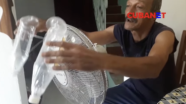 ventilador con hielo: asi se las arreglan los cubanos para sobrevivir al calor