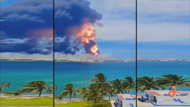 se reportan varias explosiones en zona industrial de matanzas