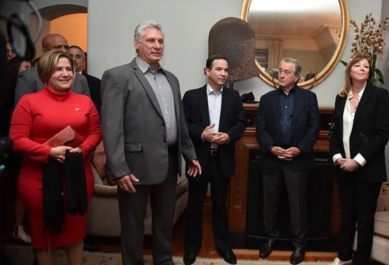 Diaz Canel Robert de NIro