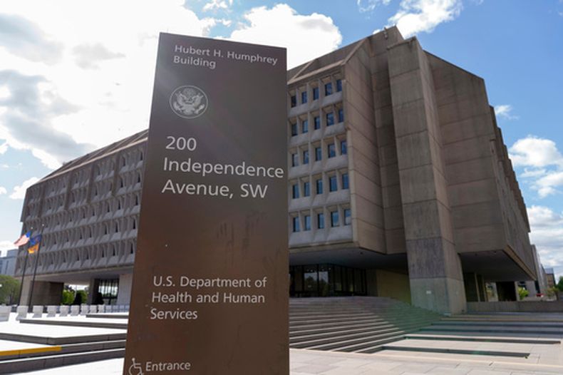 Sede del Departamento de Salud de EEUU, en Washington, el 16 de abril de 2025. (Foto AP/Jose Luis Magana, Archivo)