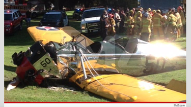 harrison ford se estrello con su avioneta en los angeles