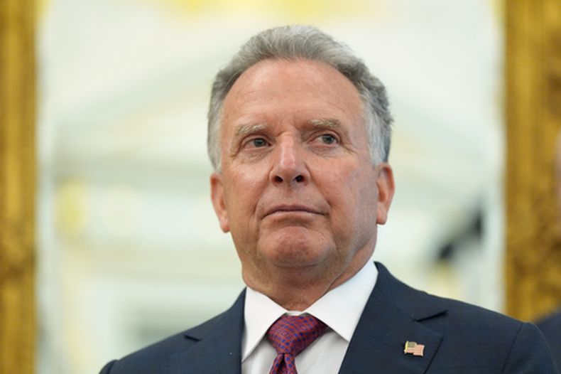 Steve Witkoff, enviado especial para el Medio Oriente, en la Casa Blanca en Washington, el 24 de junio del 2026. (AP foto/Jacquelyn Martin)
