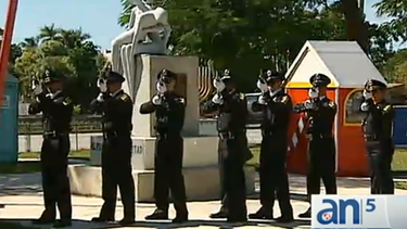 americateve | Hoy se conmemora el día del veterano y con ese motivo la ciudad de Hialeah realizó un acto de recordación en el parque del triángulo.