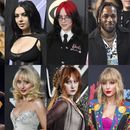 Esta combinación de fotografías muestra a los principales nominados a los premios Grammy, fila superior desde la izquierda, Beyonce, Charli XCX, Billie Eilish, Kendrick Lamar, fila inferior desde la izquierda, Post Malone, Sabrina Carpenter, Chappell Roan y Taylor Swift. (Foto AP)