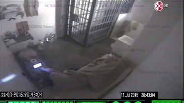 [video] martillazos se escucharon en celda de el chapo antes de su fuga