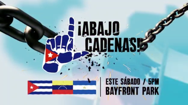 miami: evento abajo cadenas por un llamado a la libertad