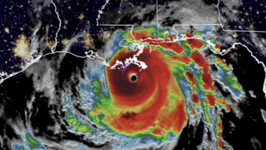 ida toca tierra en louisiana como huracan categoria 4