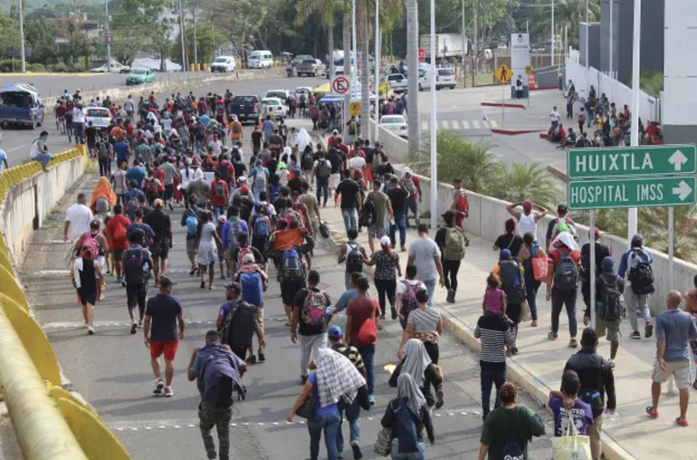 Venezolanos lideran caravanas de migrantes desde México hasta EEUU