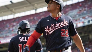 Soto pega 2 jonrones; Nacionales remontan ante Rojos