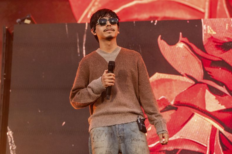 Ivan Cornejo durante su presentación en el Festival dete de Quebec el sábado 13 de julio de 2024 en la ciudad de Quebec. (Foto Amy Harris/Invision/AP)