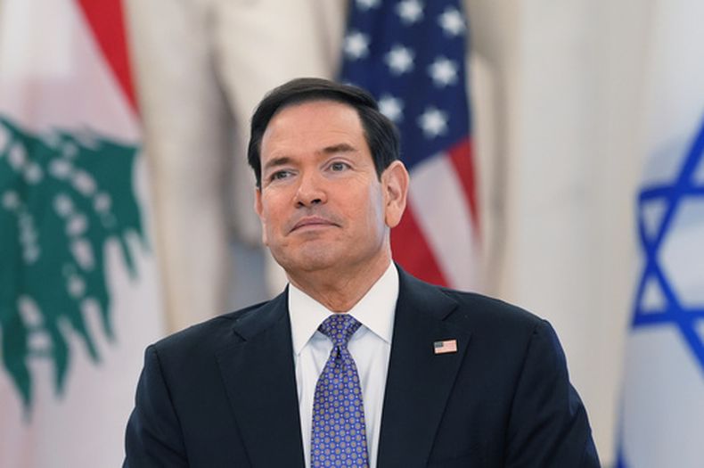 El secretario de Estado de Estados Unidos, Marco Rubio, durante una reunión en el Departamento de Estado, el martes 14 de abril de 2026, en Washington. (AP Foto/Jacquelyn Martin)