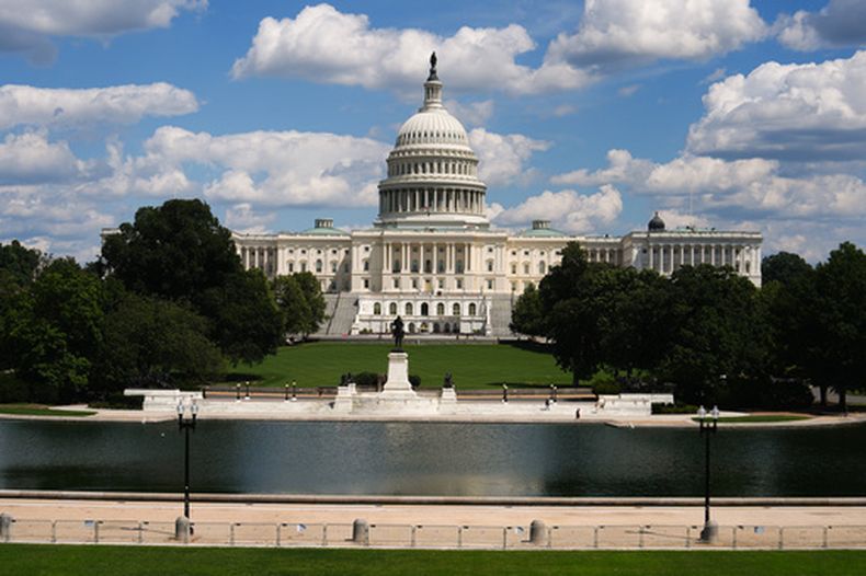El Capitolio federal, el martes 25 de agosto de 2026, en Washington. (AP Foto/Julia Demaree Nikhinson)