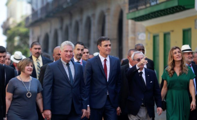 Pedro Sanchez cuba