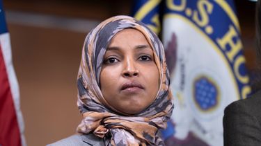La representante demócrata Ilhan Omar en el Congreso en Washington, el 13 de enero del 2026. (AP foto/J. Scott Applewhite)