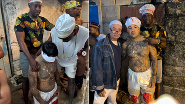 santero santy ogbetua profugo de la justicia de eeuu jura como abakua en cuba y le llueven las criticas desde miami