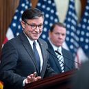El presidente de la Cámara de Representantes, el republicano por Luisiana Mike Johnson, en el Capitolio en Washington el 23 de octubre del 2025. (AP foto/J. Scott Applewhite) El presidente de la Cámara de Representantes, el republicano por Luisiana Mike Johnson, en el Capitolio en Washington el 23 de octubre del 2025. (AP foto/J. Scott Applewhite)