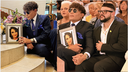 eduardo antonio despide a su madre olguita con una emotiva misa en la ermita de la caridad