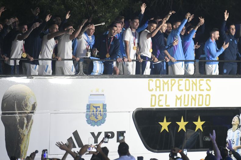 DEP-FUT MUNDIAL-ARGENTINA-REGRESO