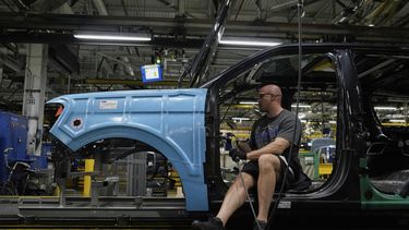 Una fábrica de Ford Motor Company en Louisville, Kentucky, el 30 de abril del 2025. (AP foto/Carolyn Kaster)