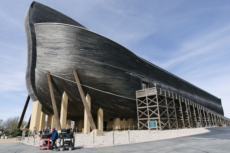 El Ark Encounter en Williamstown, Kentucky, el viernes 21 de marzo de 2025. (AP Foto/Madeleine Hordinski)