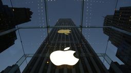 apple desplaza a at&t del promedio industrial dow jones