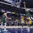 Bucks ganan 141-131 a Pacers; Antetokounmpo anota 41 puntos