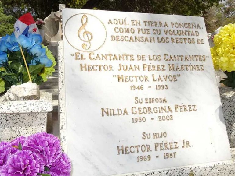 Restos Héctor Lavoe