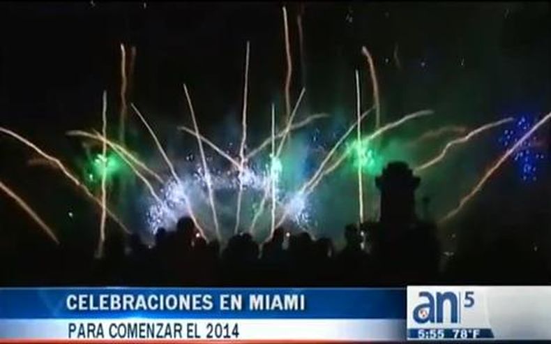 Miami es un lugar ideal para celebrar el año nuevo pues el tiempo es delicioso en comparación con otras partes del País.