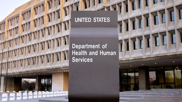 La sede del Departamento de Salud y Servicios Humanos de Estados Unidos en Washington el 5 de abril del 2009. (AP foto/Alex Brandon)