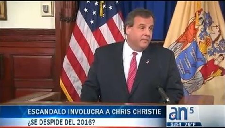 El gobernador de Nueva Jersey, Chris Christie, está en medio de una polémica que cobró dimensiones nacionales.