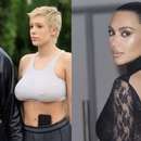 Kim Kardashian y Bianca Censori fueron avistadas en compañía durante la fiesta de escucha del último álbum de Kanye West