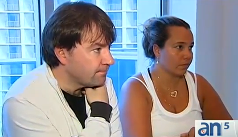 Una pareja que recibió una paliza durante un partido del mundial de fútbol, revelan en exclusiva para América Noticias la pesadilla que han estado viviendo.