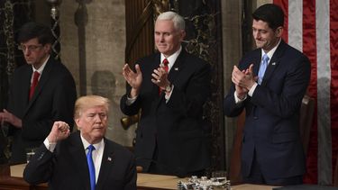 Trump dice que su discurso tuvo la mayor audiencia
