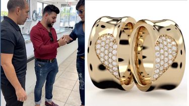 Eduardo Antonio ya tiene los anillos para su boda este 14 de febrero