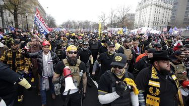 Tensión en Washington durante marchas de seguidores de Trump