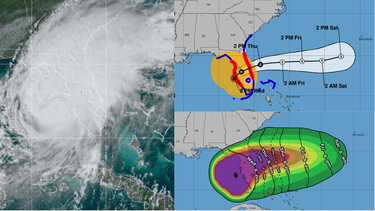 huracan milton toca tierra en siesta key como ciclon de categoria 3 con vientos de 120 mph