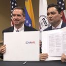 USAID suscribe acuerdo cooperación con Guaidó