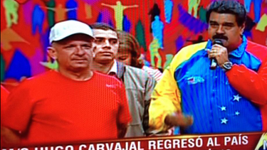 Carvajal ya se encuentra en Venezuela, tras haber sido liberado en Aruba