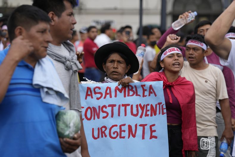 AMS-GEN PERÚ-PROTESTAS
