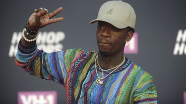 ARCHIVO - Rich Homie Quan llega a los Hip Hop Honors de VH1 en el David Geffen Hall del Lincoln Center el lunes 11 de julio de 2016 en Nueva York. (Foto Brad Barket/Invision/AP, archivo)