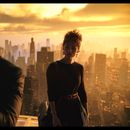 Esta imagen proporcionada por Lionsgate muestra una escena de la película Megalopolis. (Lionsgate via AP)