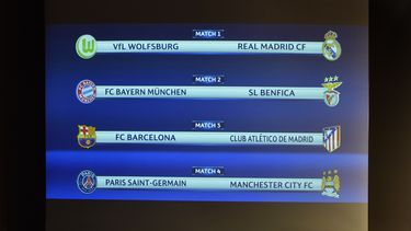 champions: barca-atletico y city-psg, choques clave en 4tos