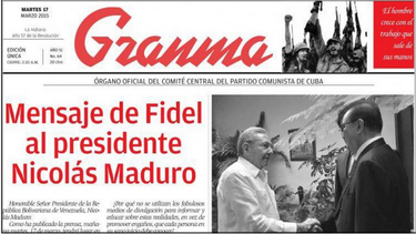 fidel castro reitero su apoyo a maduro por sanciones de eeuu