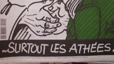 Fidel Castro apareció en una portada de Charlie Hebdo junto al Papa Juan Pablo II.