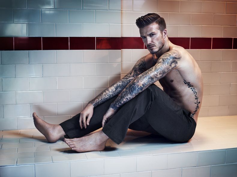Campaña de H&M para la línea de ropa David Beckham Bodywear.