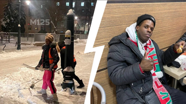 fotos: cubanos recien llegados a rusia se ganan la vida limpiando nieve en las calles de moscu
